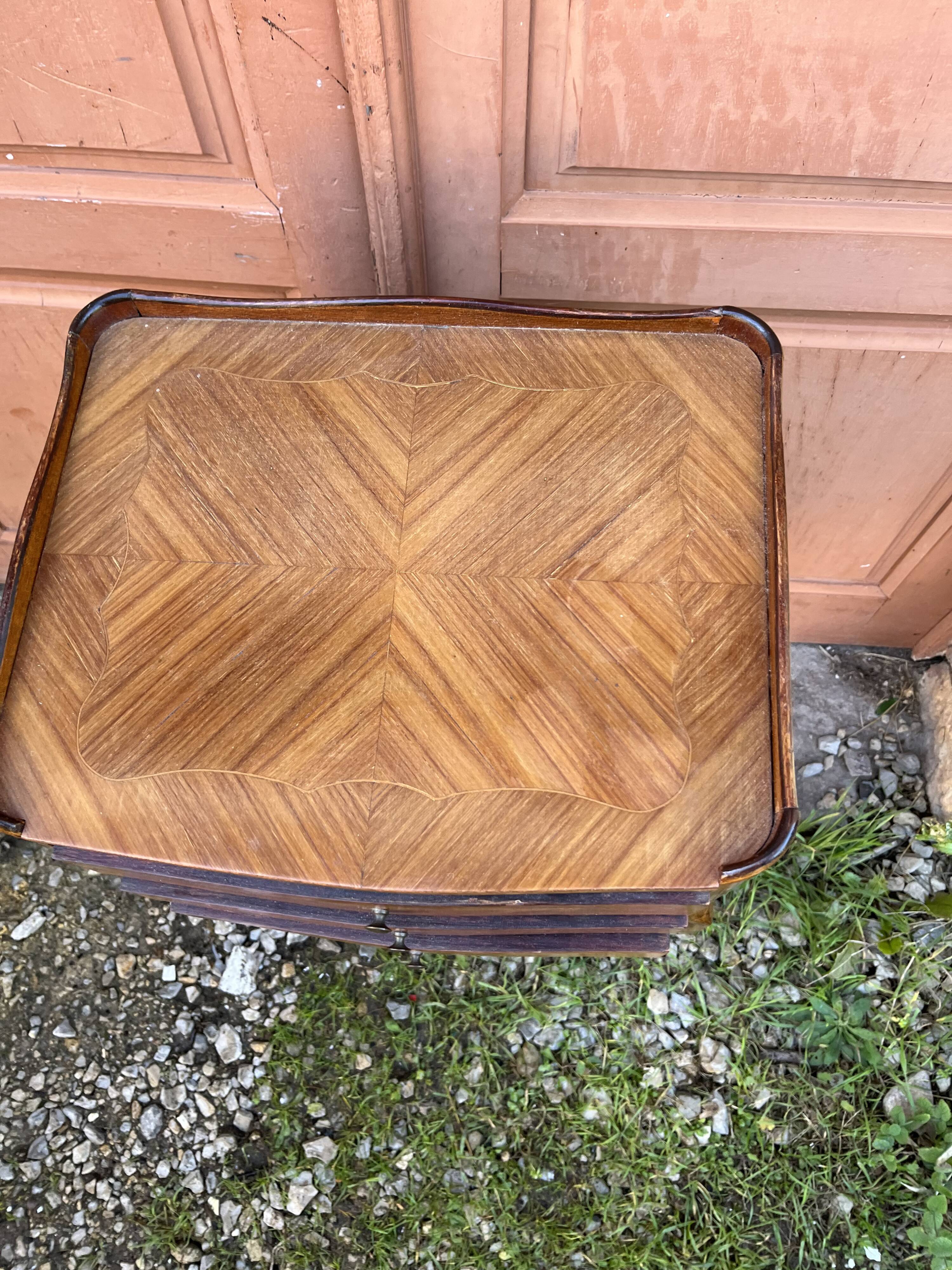 Louis XV style bedside table
