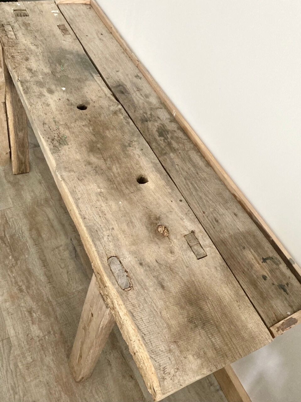 Authentic old workbench