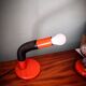 Orange Elbow table lamp by E. Bellini for Targetti Sankey, Italy, 70's