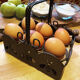 Metal egg basket