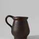 Hartwig Heyne Dark Brown Rustic Jug, 1960s, Germany