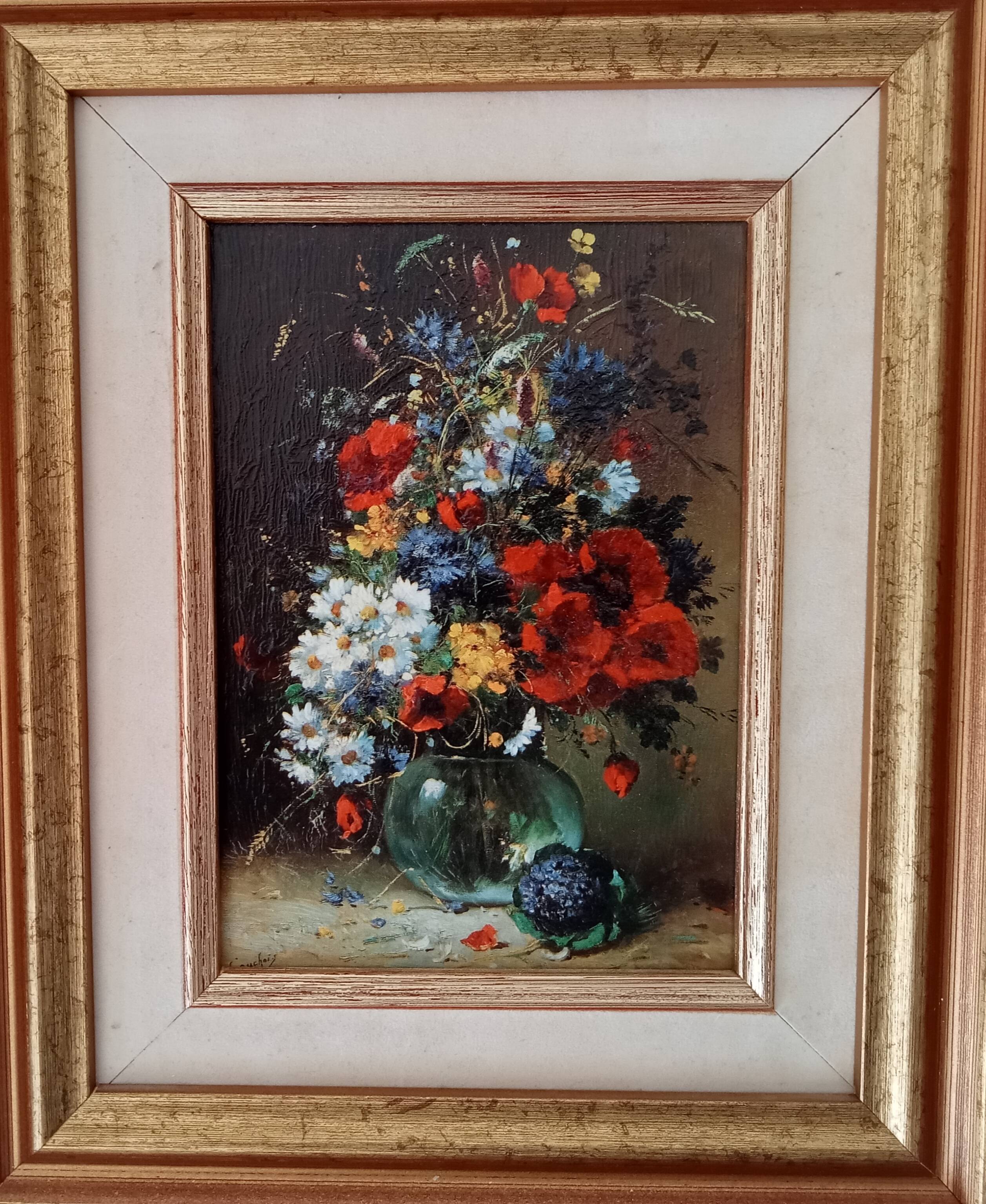 Small format oil painting still life