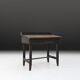 19th century Swedish desk in original black paint