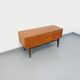 Small vintage Scandinavian teak sideboard from the 1960s.