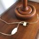 Art Deco wooden lamp foot 50cm