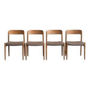 Ensemble de 4 chaises - niels moller