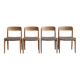 Set of 4 dining chairs 'model 75' by Niels Otto Moller