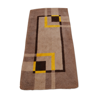 Handmade art deco rug 140 x 70 cm