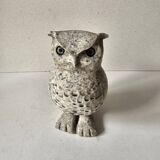 Very beautiful zoomorphic marble sculpture - Owl / Owl signed Jokerz