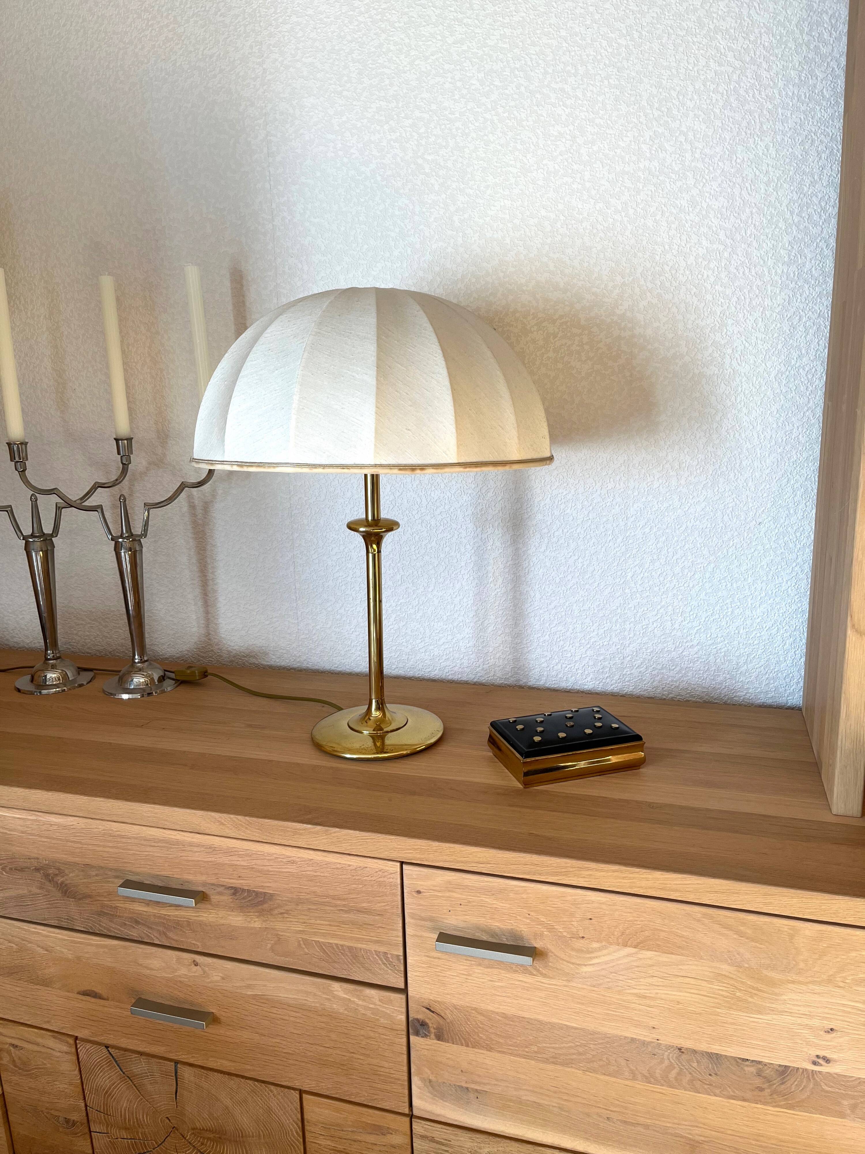 Stunning large Mid Century Mushroom Cocoon Desk Lamp by Hustadt Germany 196