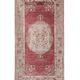 Vintage Turkish Oushak Handwoven Rug 113x207 cm