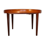 Scandinavian vintage extendable round table