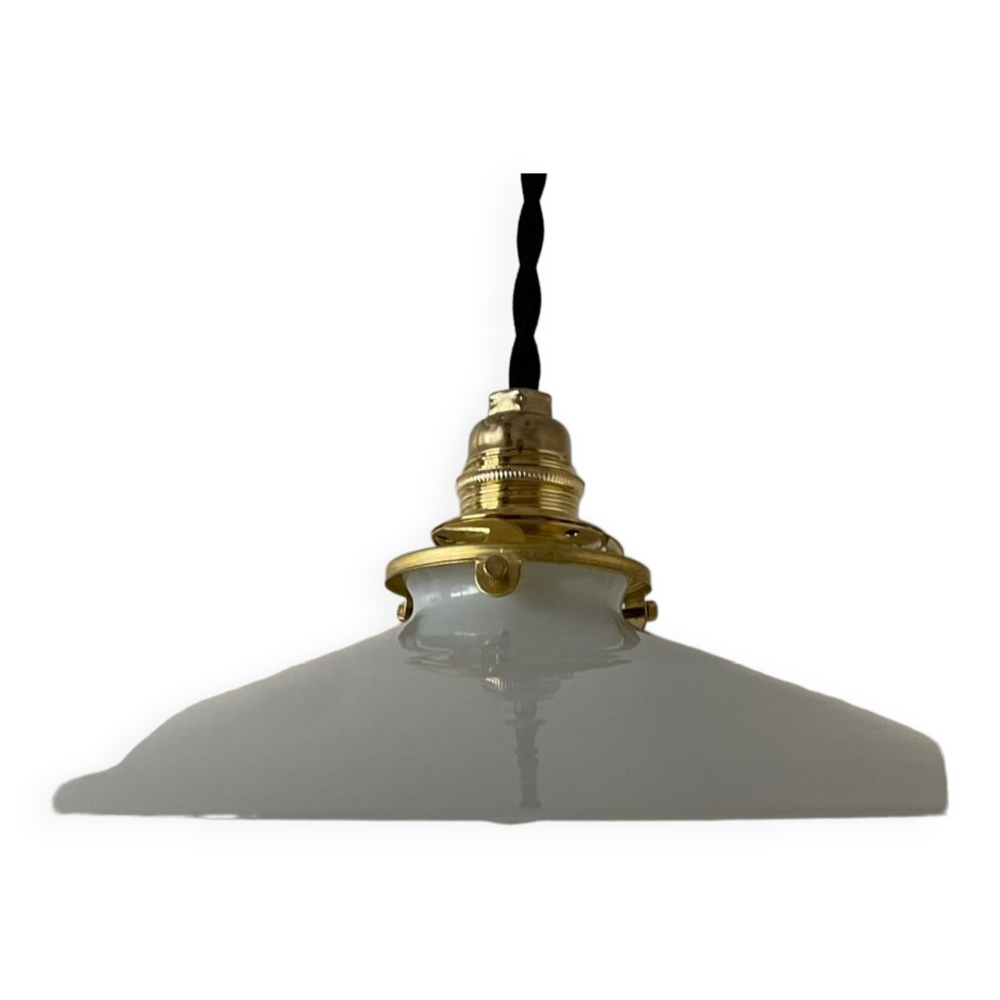 Old opaline pendant light