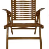 Ensemble vintage de quatre chaises pliantes Rex en contreplaqué, design Niko Kralj, 1950