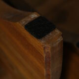 Pair of door artisanal plants in walnut