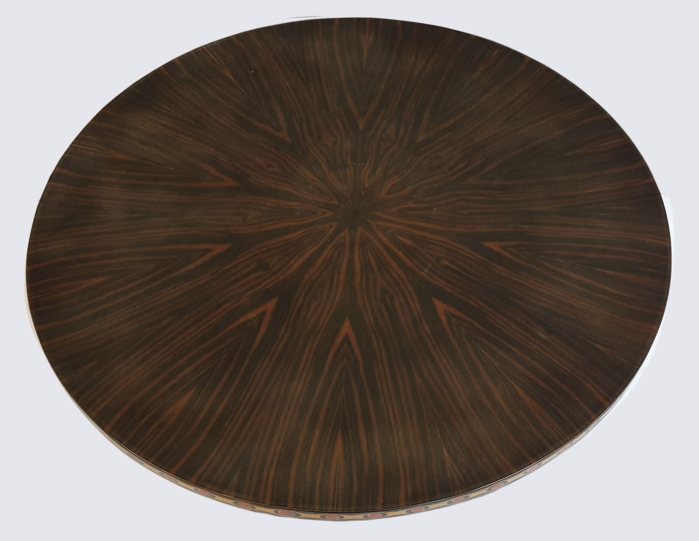 Forged iron side table