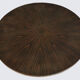 Forged iron side table
