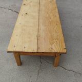Antique coffee table in fir