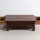 Antique Japanese coffee table with a through drawer in keyaki – Japan, circa 1920.