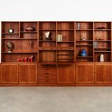 Set of teak bookcases, Danish design, 1970s, designer: Kai Winding