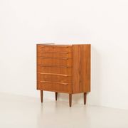 Danish mid-century teak chest of drawers by Genega Mobler, 1960s