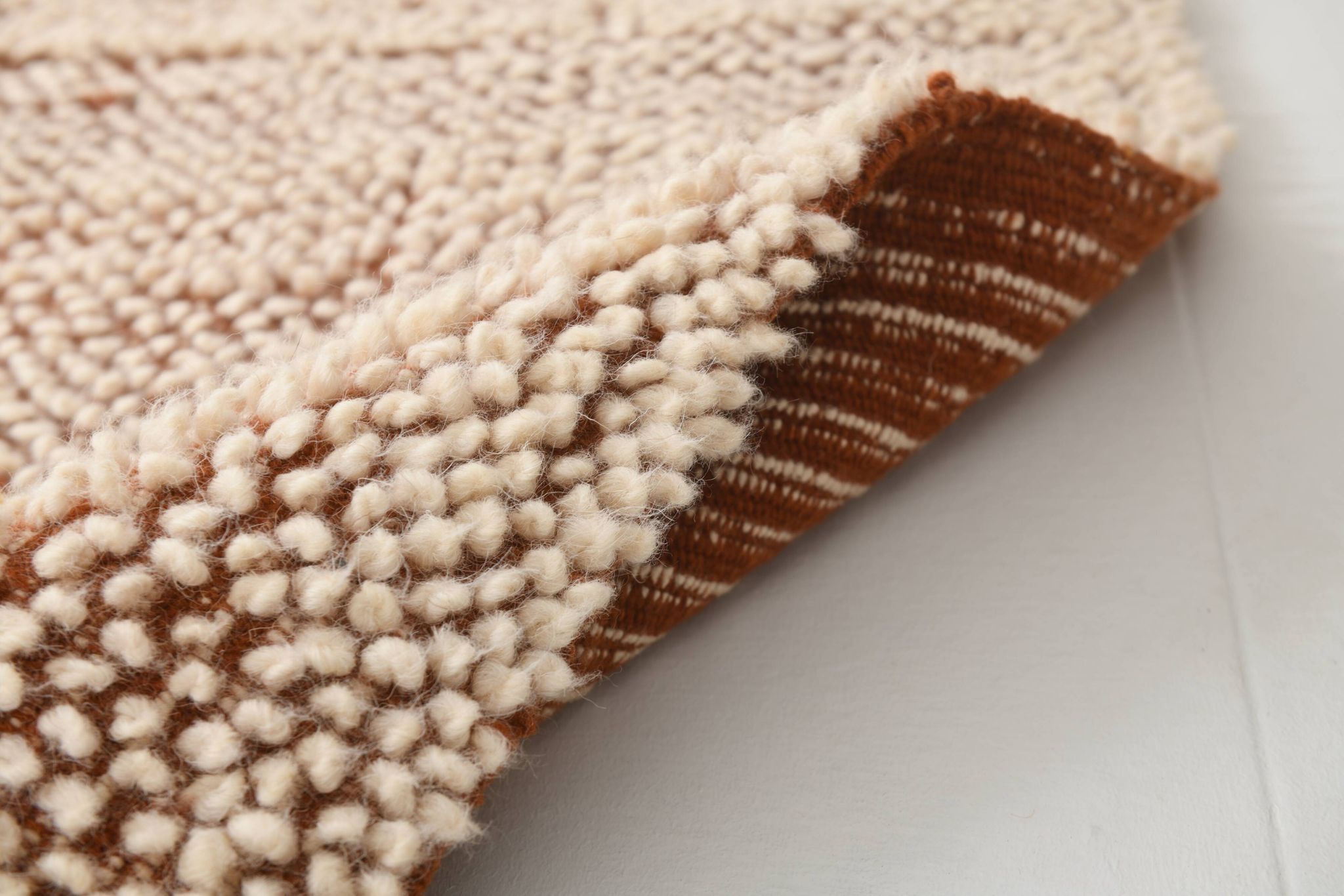 8x11 Terracotta & Beige Vintage Kilim Rug, 260x350Cm