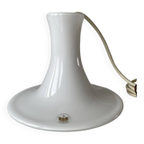 Vintage Scandinavian pendant light "Mandarin" in opaline by Michael Bang for Holmegaard, Denmark 1980s