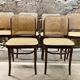 Suite de 6 chaises par Josef Hoffmann pour Thonet années 60