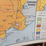 MDI school map "The territorial formation of France"