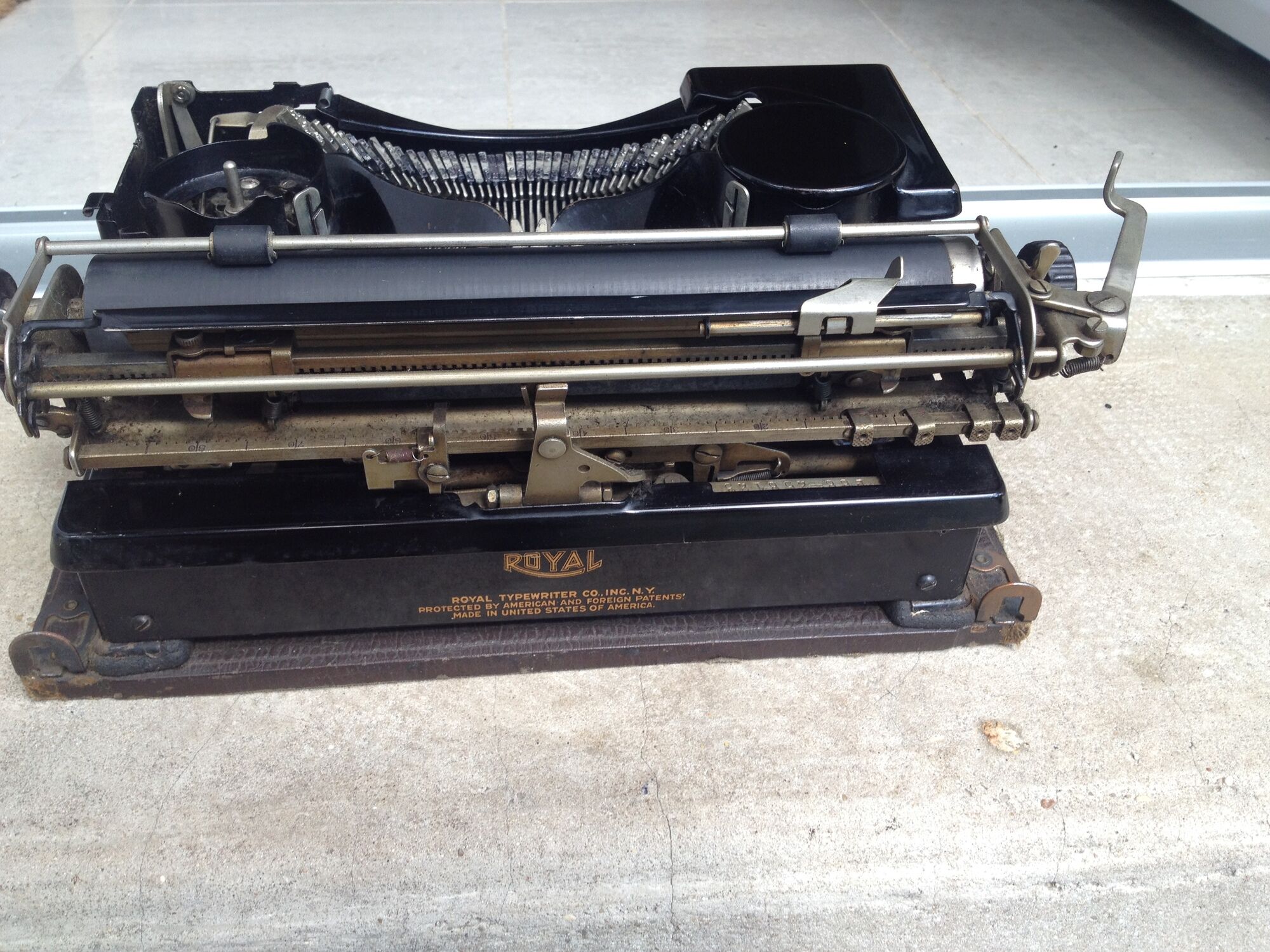 Machine à écrire royal 1905