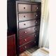 Macy's Murray dark brown wooden chest of drawers