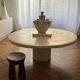 Anemone candle holder, centrepiece chandelier, raw minimalist ceramic sculpture.