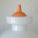Set of 3 vintage Pop Art pendant lights 1970 Retro hanging bar lamps