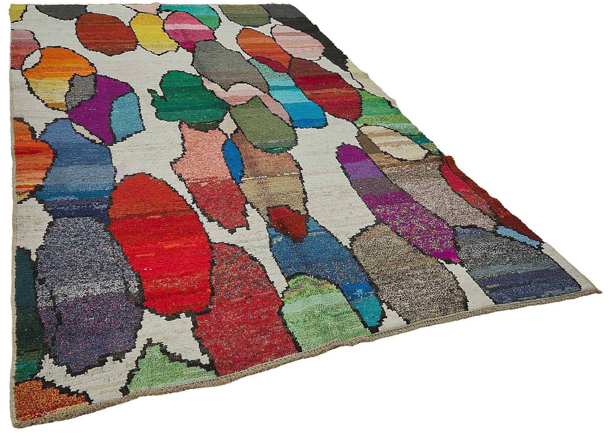 Handwoven Turkish Recycled Boho Rug 200 cm x 316 cm