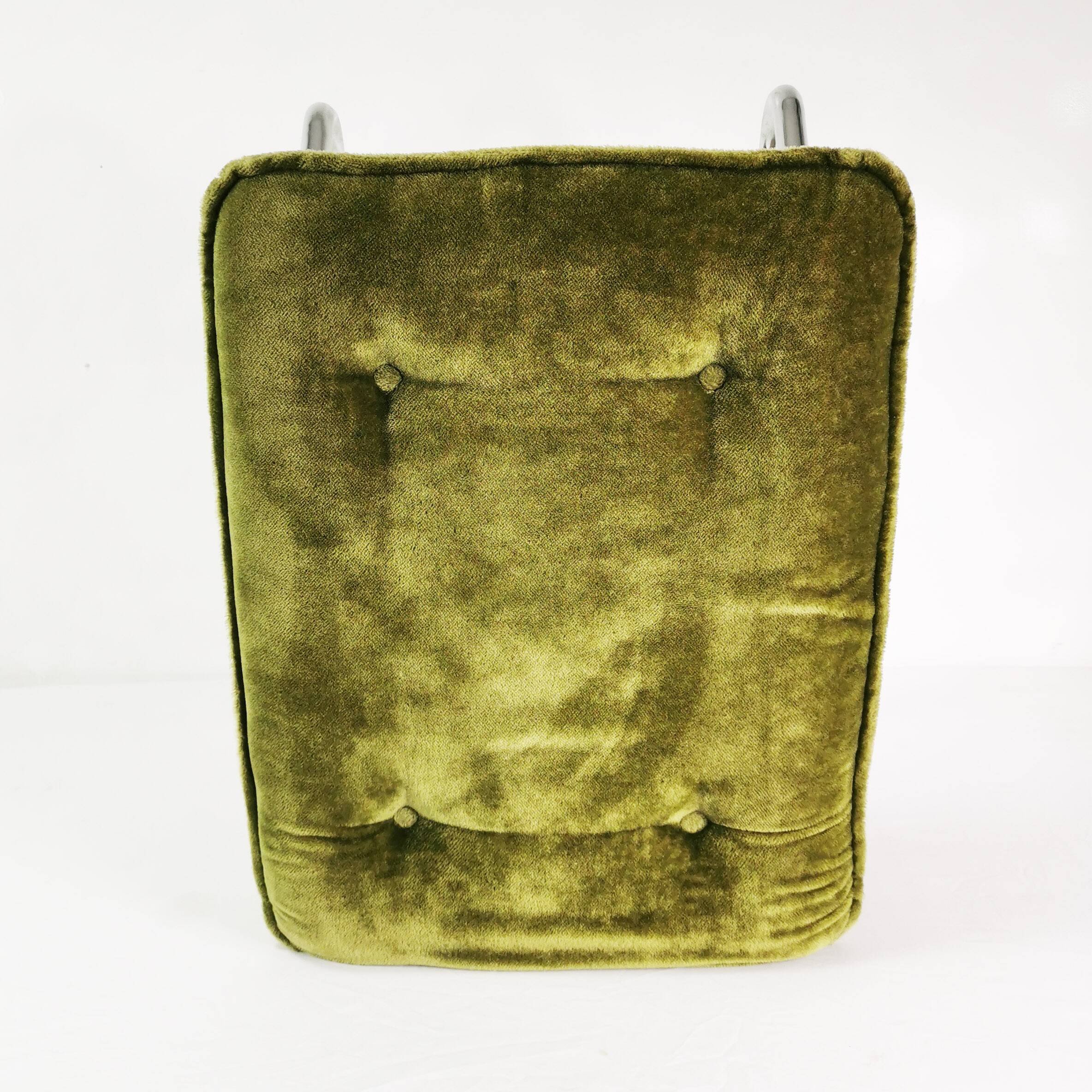 Art Deco folding pouf, Germany, 1970s