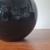 Black glass ball lamp art deco 1930