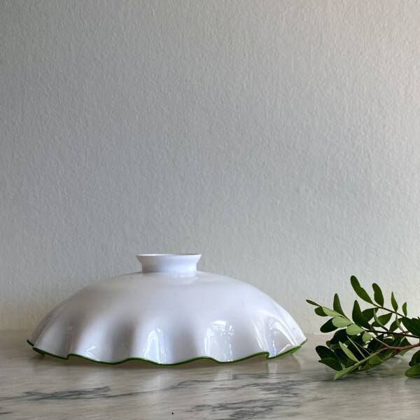 Opaline pendant lampshade (green)