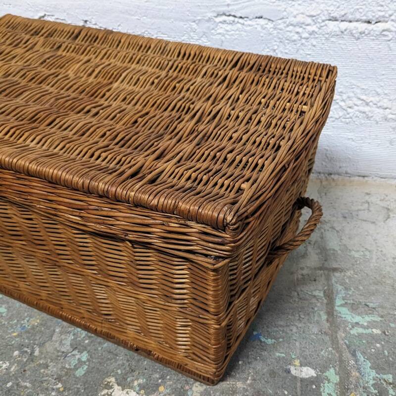 Large wicker trunk