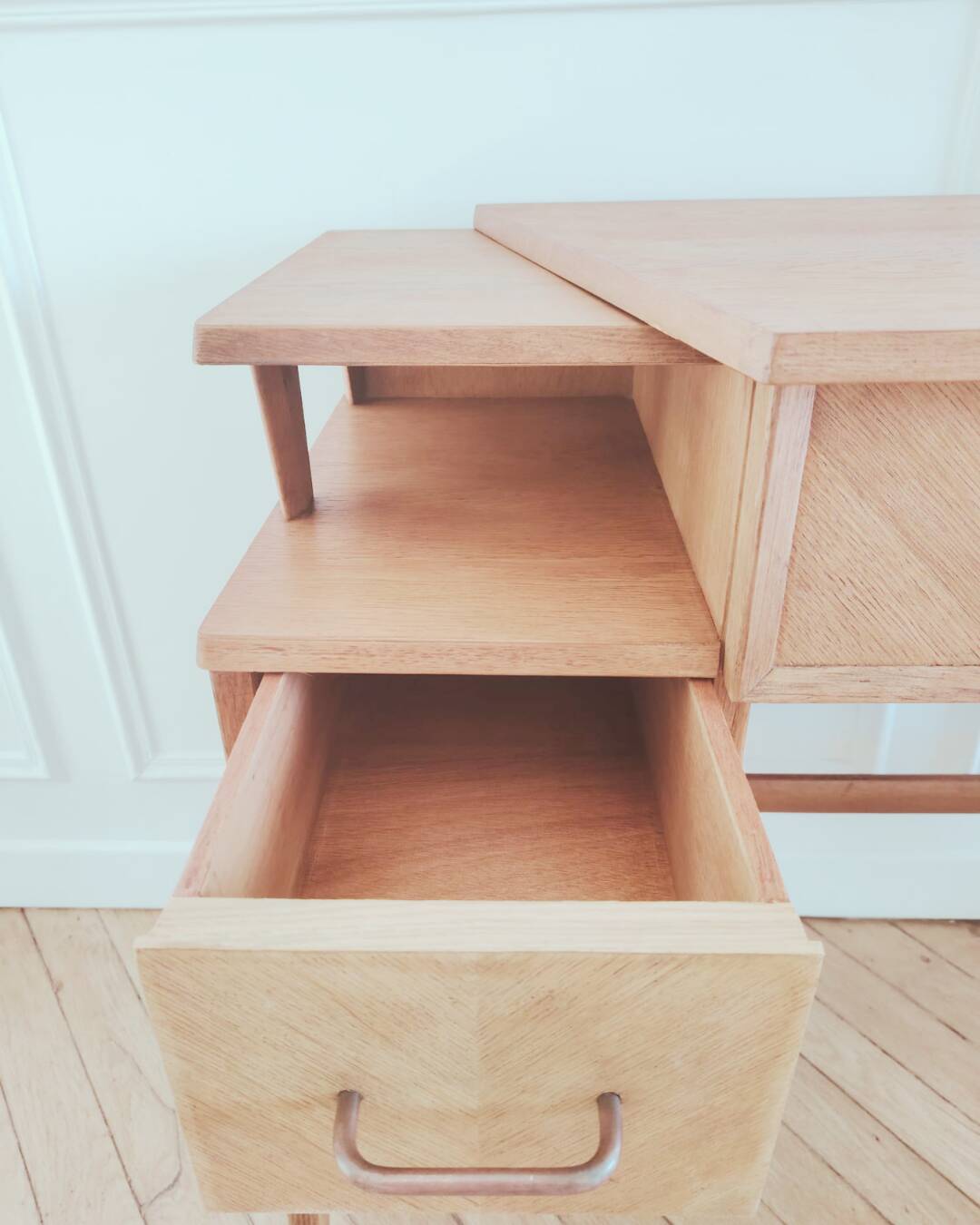 Vintage Scandinavian style desk, 1950s-60s.