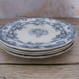 4 plates of Sarreguemines, model "Ceres"