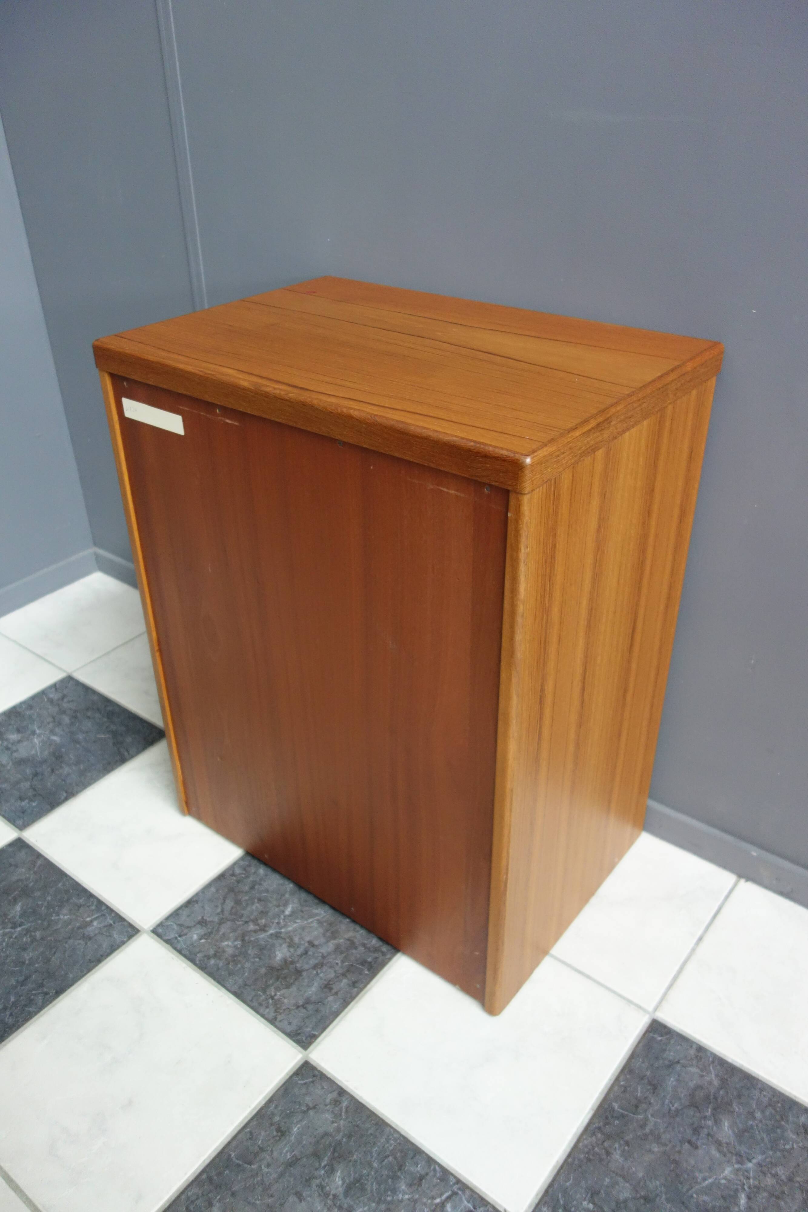 Teak danish cabinet 1 door, Scan-Flex Denmark