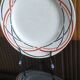 Old plate with geometric pattern Lunéville France
