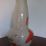 Vase en verre soufflé années 70