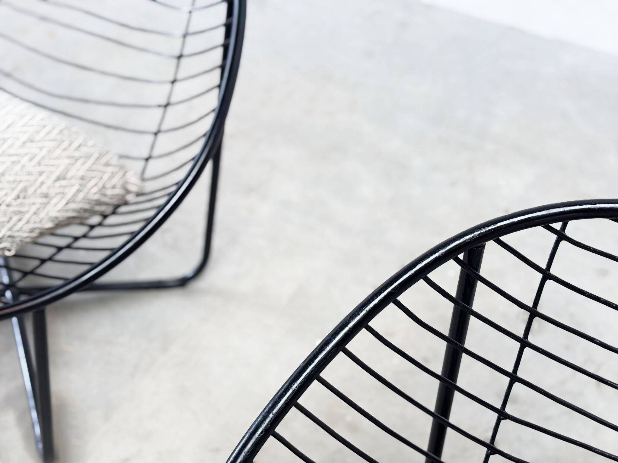 Set of two 1950's lounge chairs by Jean Louis Bonnant