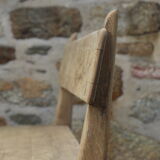 Pair of wooden benches, 40s