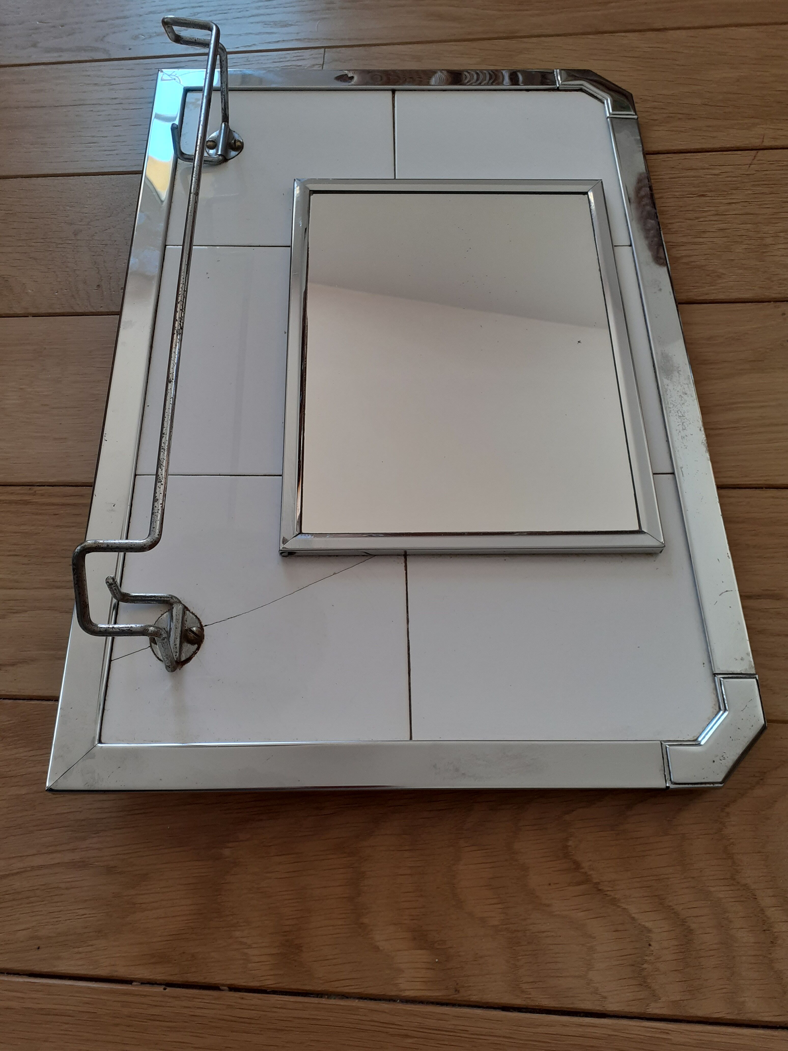 Miroir de salle de bain années 50/60