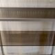 Design shelf in aluminum and smoked glass 70s/80s