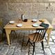 Weathered farm table