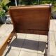 Louis-Phillipe style boat bed solid walnut