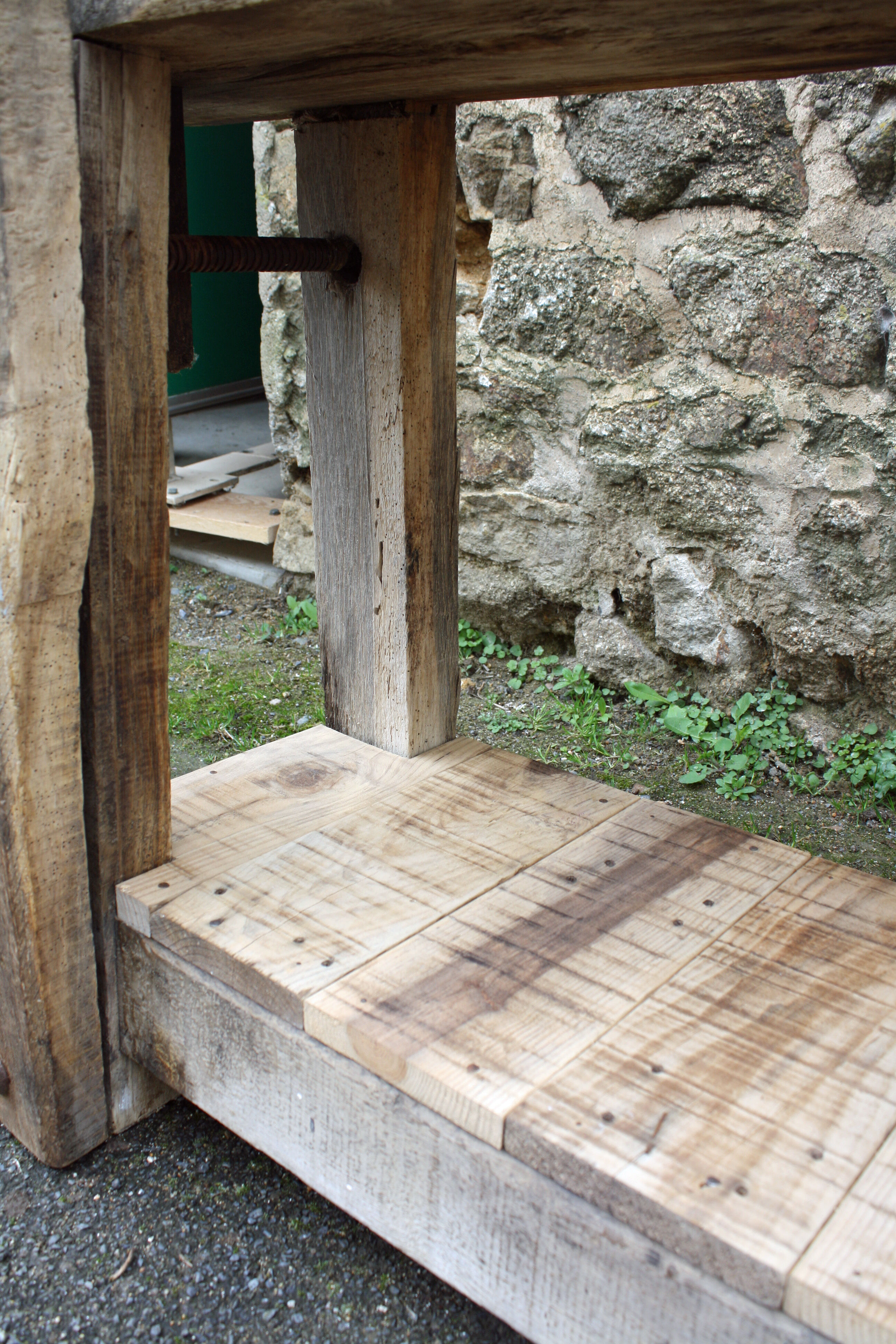 Old wooden Workbench